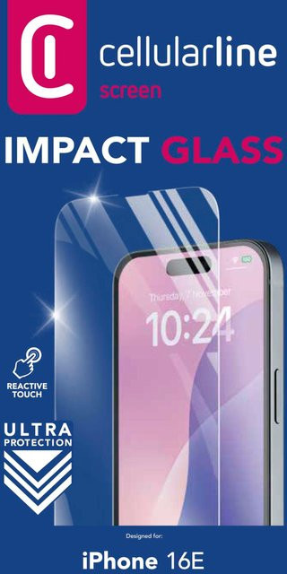 Impact Glass Schutzfolie für Apple iPhone 16E in Transparent - Bild 1