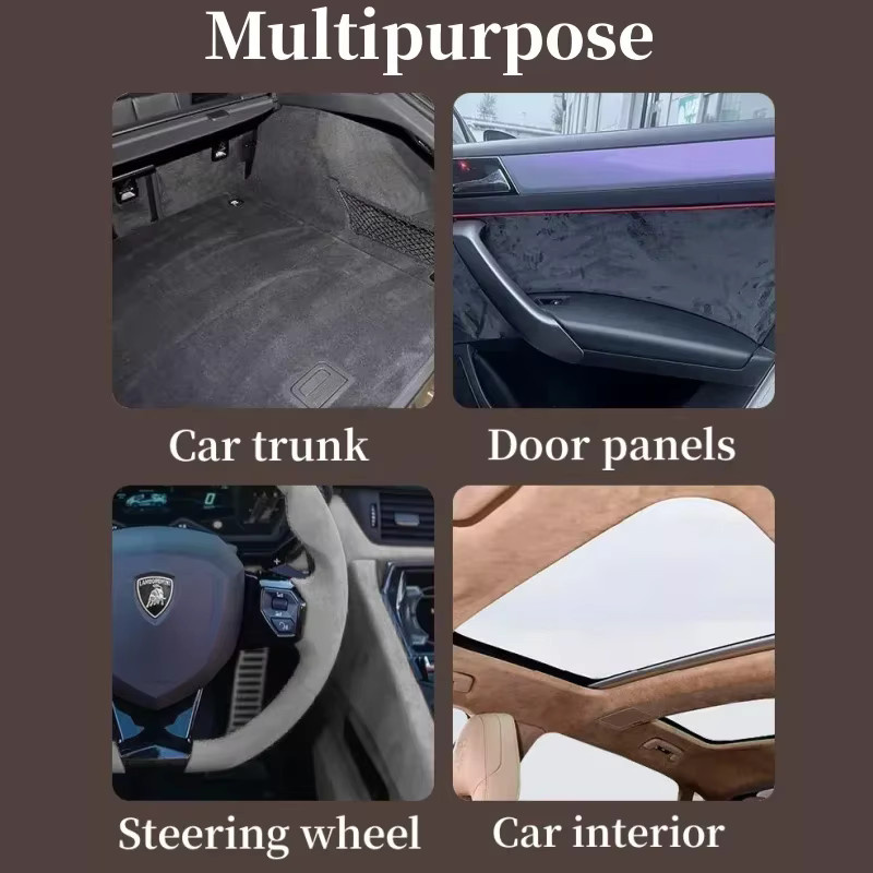 Selbstklebendes Wildleder-Reparaturset aus Leder in Blau für die Renovierung von Auto-Innenverkleidungen, Möbeln und Sofas, B/T/H: 30,0 x 30,0 x 20,0 cm - Bild 5