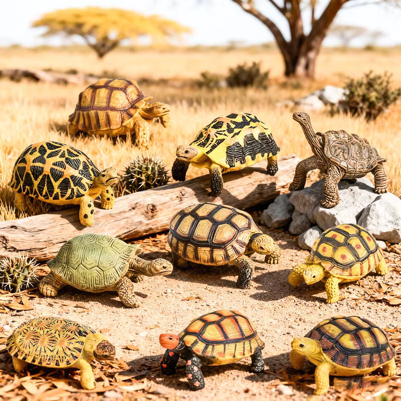 Oenux Stern Schildkröte, Actionfiguren, Tiere, Kunststoff, Bunt / Mehrfarbig - Bild 4