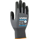 Uvex phynomic allround Arbeitshandschuhe aus Polyamid und Elastan mit Aqua-Polymer-Schicht, Farbe: Schwarz/Grau, Größe: 8, 10 Paar - Bild 2