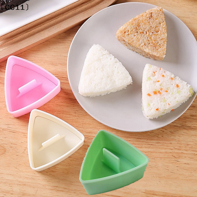 KuZHEN Dreieckige Onigiri-Form aus Kunststoff für Sushi und Bento-Zubehör - Bild 1