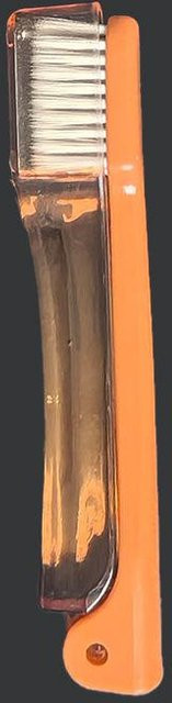 NATAWA Faltbare Zahnbürste, Orange - Bild 1