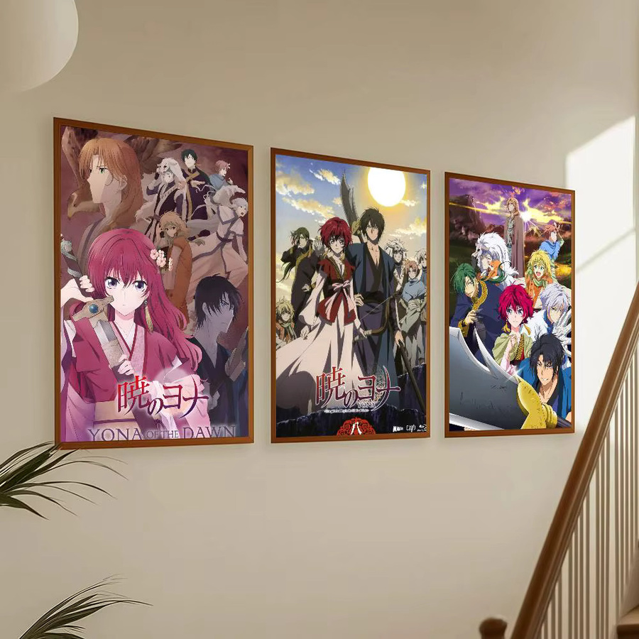 Moetch Anime Yona Of The Dawn Wandaufkleber Wasserdichtes Poster für Wohnzimmer und Schlafzimmer in Mehrfarbig - Bild 3
