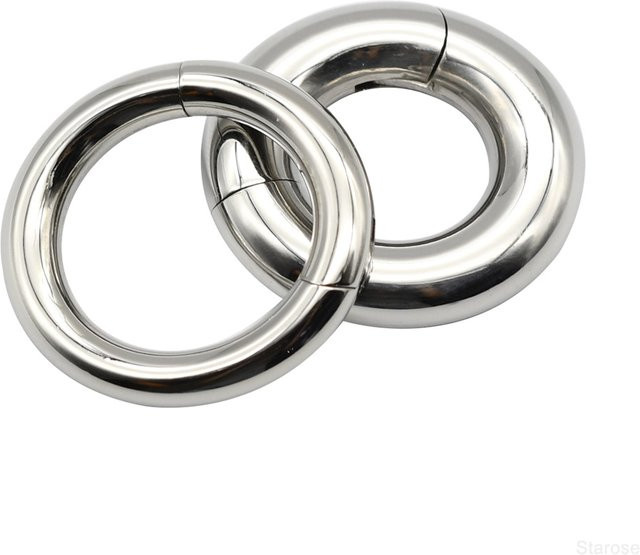 Starose Segment-Reifenring Edelstahl, Silber, Unisex - Bild 1