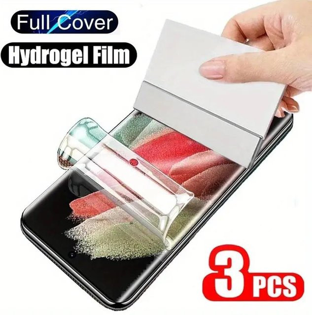 3 Stück Hydrogel Displayschutzfolie für vivo V2024 V2025 V2026 V2027 V2029 V2032 V2111 in Transparent - Bild 1