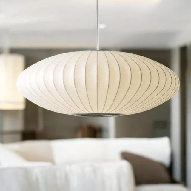Joyinled Moderner Wabi-Sabi Seiden-Kronleuchter mit integriertem LED für Wohnzimmer und Restaurant - Bild 1