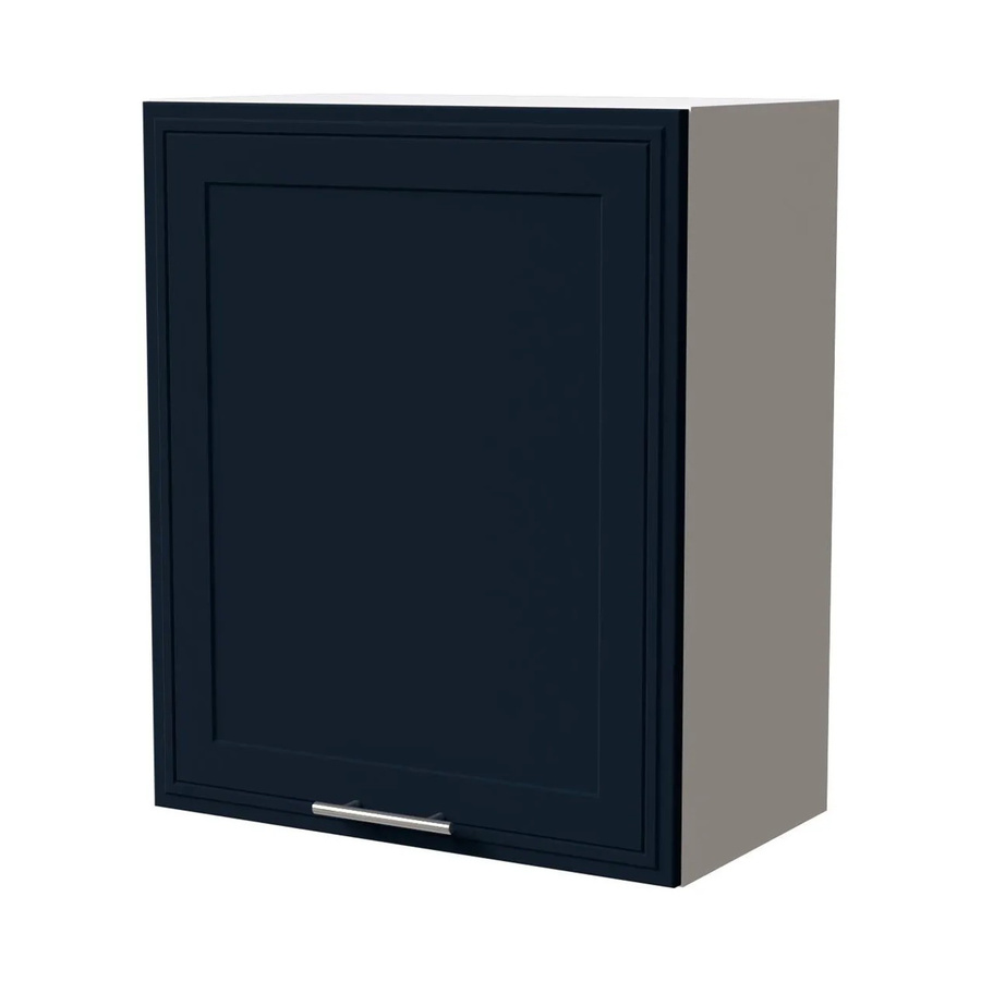 Feldmann-Wohnen Hängeschrank Salo W2/60 Küchenschrank in Weiß und Indigo Matt mit Kassettenoptik, B/T/H: 60 x 32,5 x 72 cm - Bild 2