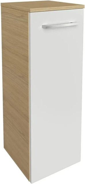 Fackelmann Bad-Hängeschrank B.Style Sandeiche/Weiss mit Soft-Close-Tür, B/T/H: 30,2 x 32 x 82,6 cm - Bild 1