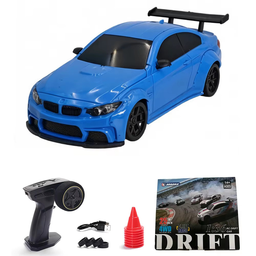 JIKEFUN RC Drift-Auto, 1/36, ferngesteuert, mit LED-Licht, ab 14 Jahre - Bild 3