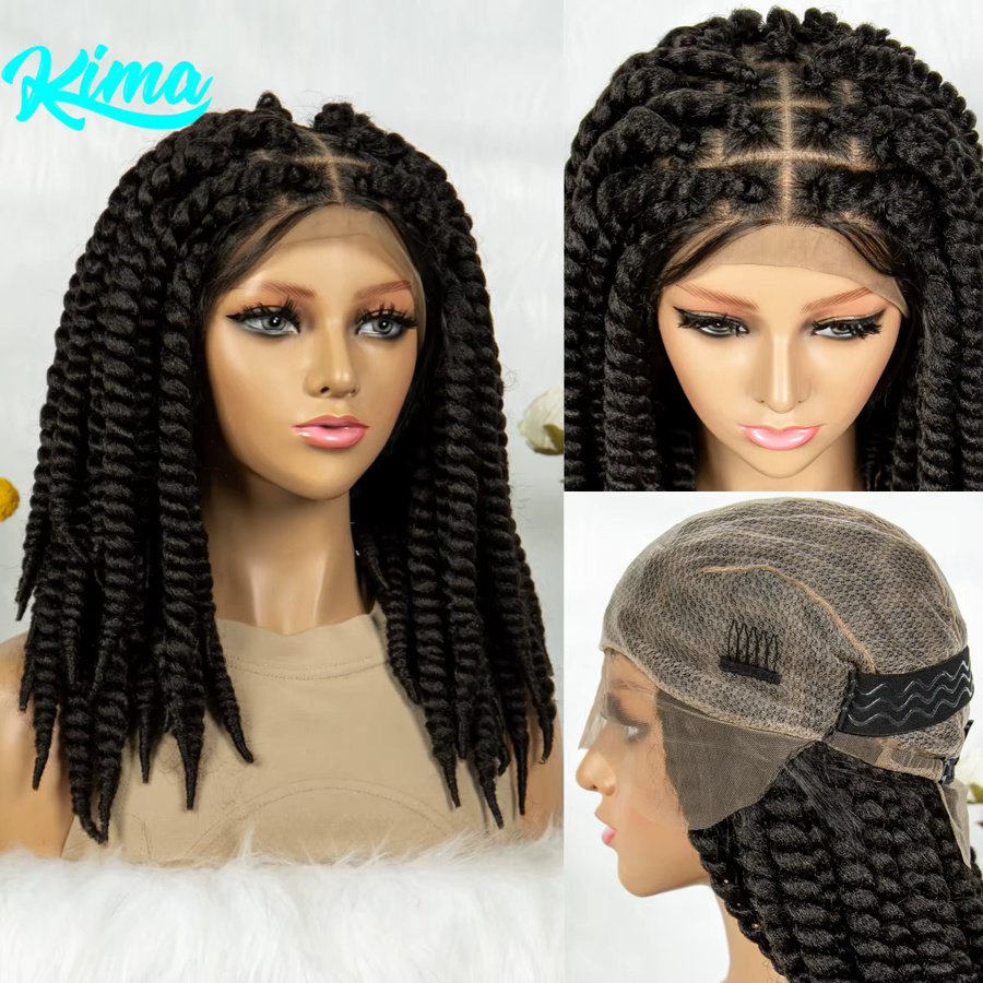 KIMA Perücke, synthetische HD Lace Front Braids, Damen - Bild 2