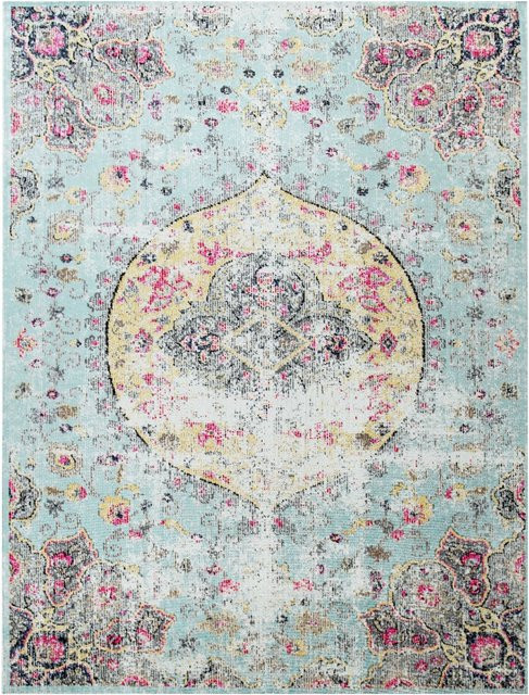 Artino In- & Outdoor-Teppich Vintage Ornament, mehrfarbig, B: 80 cm, T: 150 cm - Bild 1