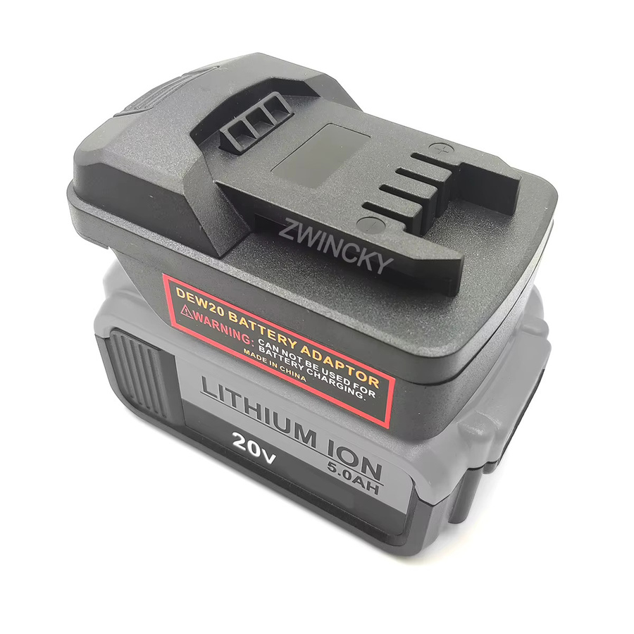 BSIDE Batterieadapter-Konverter Schwarz für Makita, Bosch, Dewalt, Milwaukee, Worx, Devon, Black & Decker und Stanley Li-Ionen-Akkus zur Nutzung mit Parkside-Werkzeugen - Bild 2