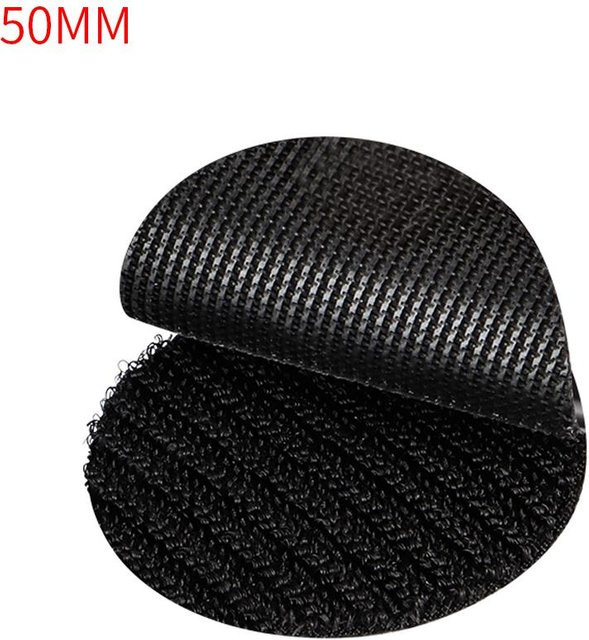 Yiran Klettband aus Nylon und Polyester in Schwarz für Haushalt und Büro - Bild 1