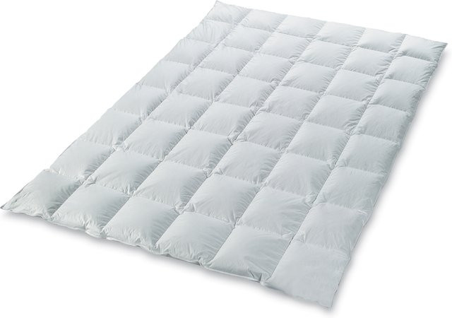 Ganzjahresbett SANSIBAR in Weiß mit Microfaser und Baumwolle, B/T: 135 x 200 cm - Bild 1