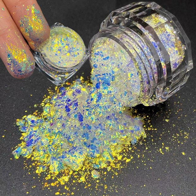 MAFANAILS Nagelpulver Aurora Glitter Opal, Schimmernd - Bild 1