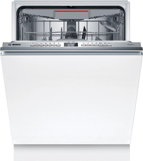 Bosch Geschirrspüler SMV6YCX02E vollintegrierbar mit Zeolith-Trocknung, WiFi und App-Control, Edelstahl, Weiß - Bild 1