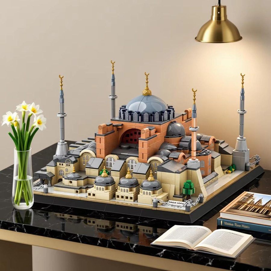 Linyi toy Istanbul Hagia Sophia Gebäude Bausteine Set 1436 Teile - Bild 4