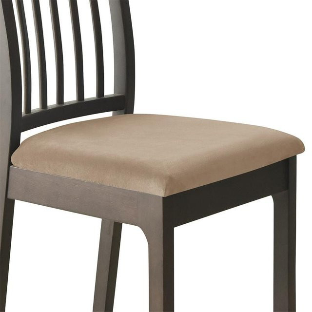 Bestbags Samt Stuhlsitzbezug für Esszimmerstühle in Beige, schmutzabweisend und elastisch - Bild 1