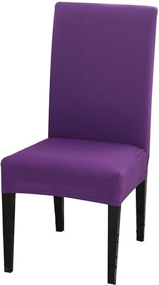 Elastische Spandex Stuhlbezüge in Lila für Esszimmer und Bankette - Bild 1