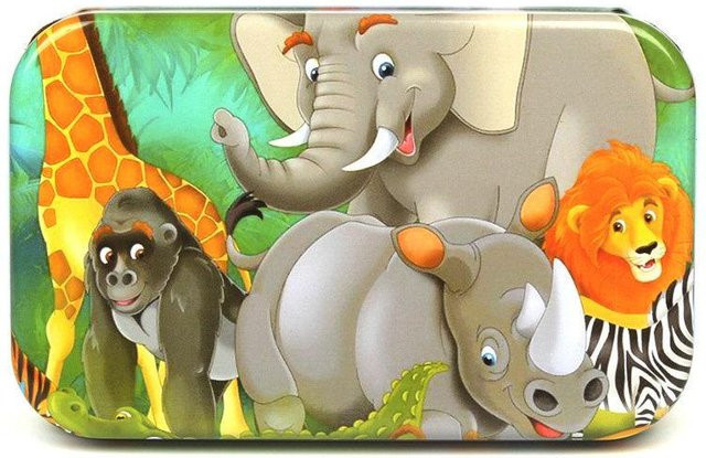 Kidsly Holz Puzzle, Cartoon Fahrzeug Tier, 60-teiliges Set, ab 14 Jahre - Bild 1