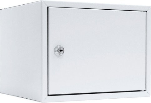 Rottner Möbeltresor Homecase aus Stahl in Lichtgrau, B: 25 cm, H: 19 cm, T: 10 cm - Bild 1