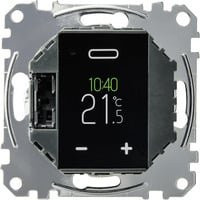 Merten Raumthermostat MEG5776-0000 mit Touch-Display in Schwarz - Bild 1