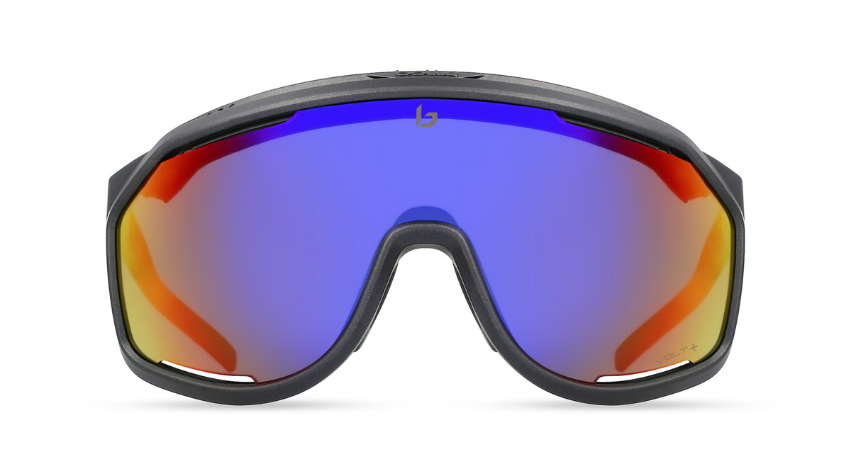 Bollé CHRONOSHIELD Sonnenbrille, Vollrand, Unisex, grau, Kunststoff - Bild 1