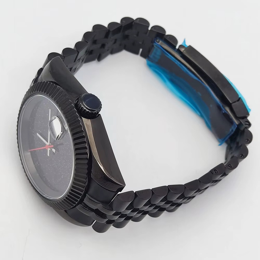 Armbanduhr, Automatik, Edelstahlgehäuse, 39 mm, Schwarz, Herren - Bild 3