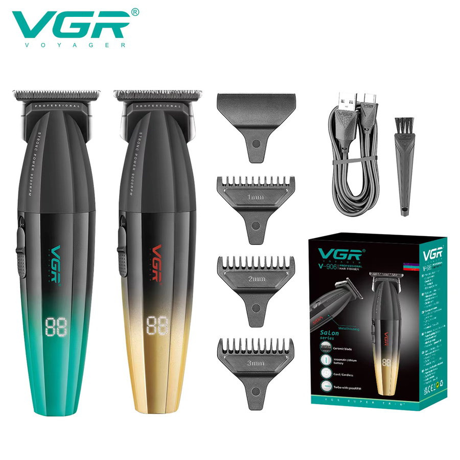 VGR V-906 Haarschneidemaschine, Metallkörper, LED Digitalanzeige - Bild 1