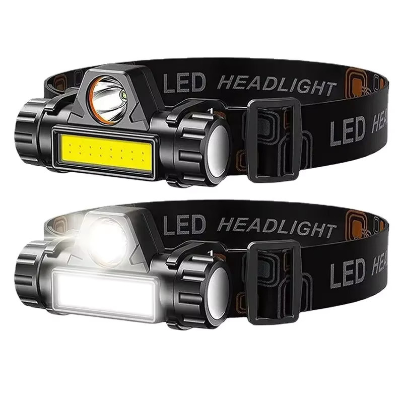 Heinast Wiederaufladbare COB-LED-Stirnlampe mit Magnetfunktion in Schwarz - Bild 7