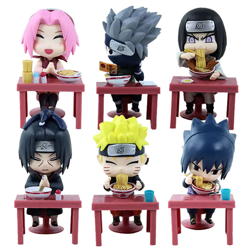 Bandai Naruto Shippuden Ramen-Themen Blindbox Figuren mehrfarbig aus Kunststoff - Bild 3