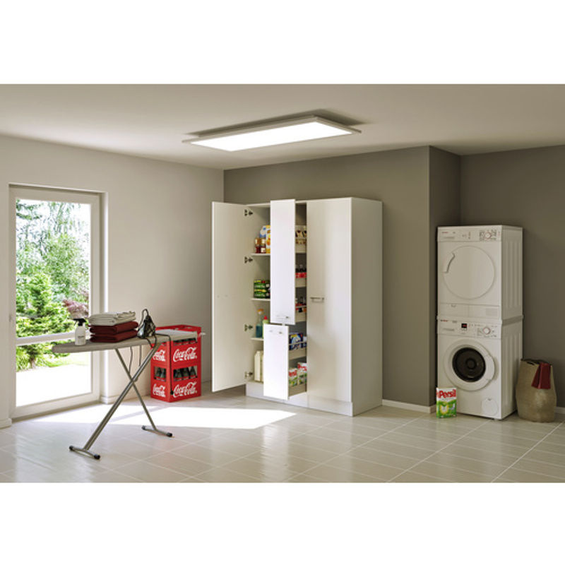 Flex-Well Apothekerschrank Lucca Weiß Matt B/H/T: 30 x 200 x 57 cm - Bild 2