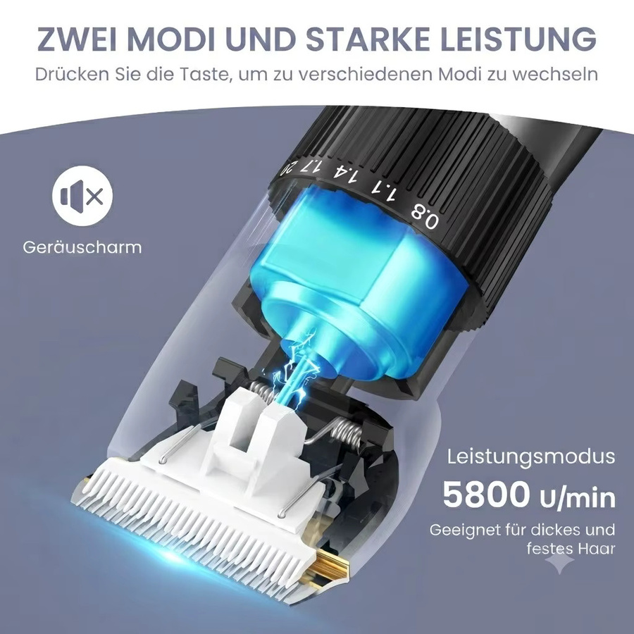 Sejoy Haarschneidemaschine für Herren, silber - Bild 5
