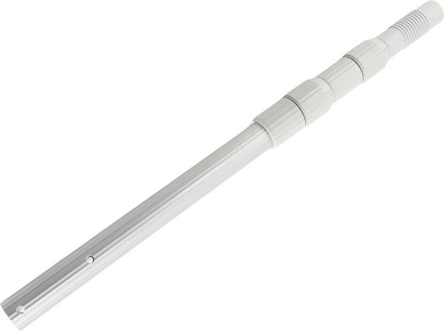 mfySpace Teleskopstange aus Aluminiumlegierung für die Poolreinigung, Farbe: Silber, Länge: 120 cm - Bild 1