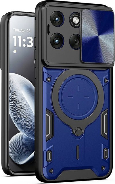 Techsuit CamGuard Pro Schutzhülle für Motorola Edge 70 Fusion in Blau - Bild 1