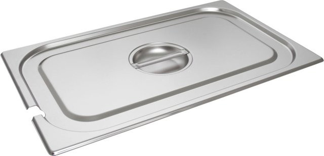 Schneider GN 1/1 Deckel aus Edelstahl in Silber, Höhe: 3 cm - Bild 1