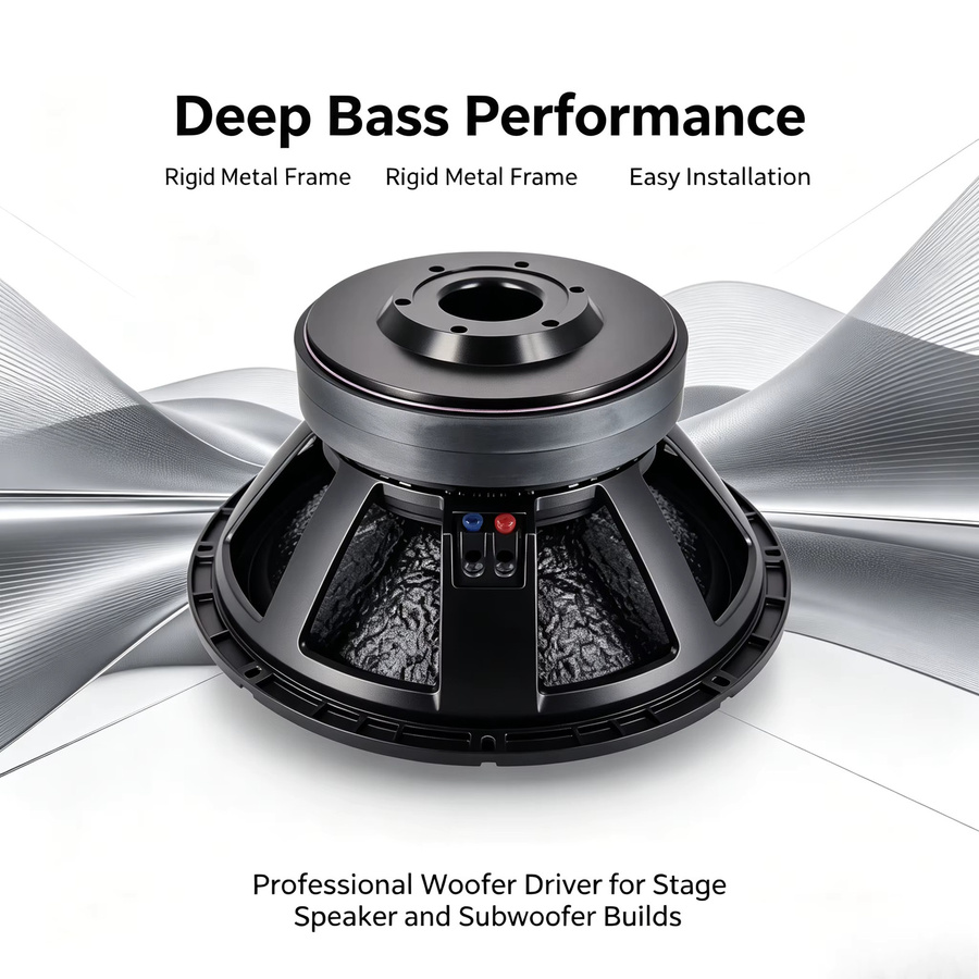 L18X452 CF18805 Aktiver Bühnen-Subwoofer 18 Zoll mit 2000W Leistung in Schwarz - Bild 6
