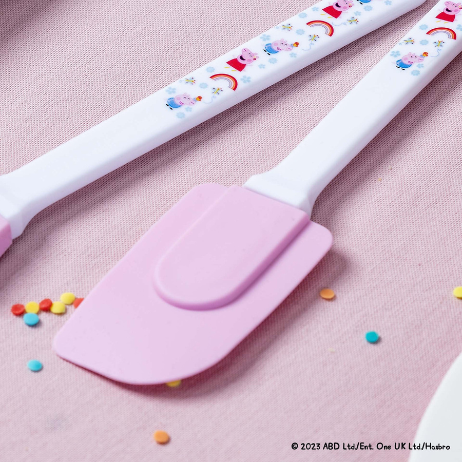 Dr. Oetker Teigschaber Peppa & Schorsch aus Silikon in Pink - Bild 2