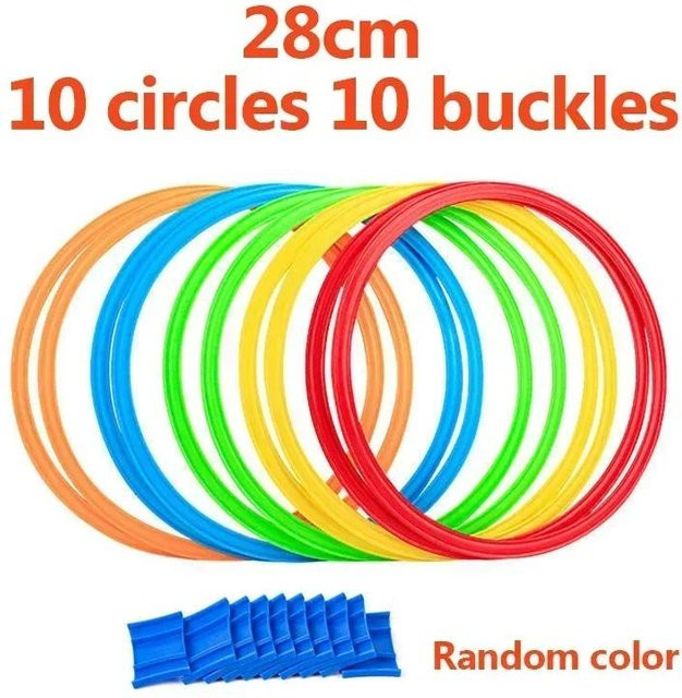 Fashnics Gitter-Sprungring-Set, 10 Reifen und 10 Anschlüsse - Bild 1