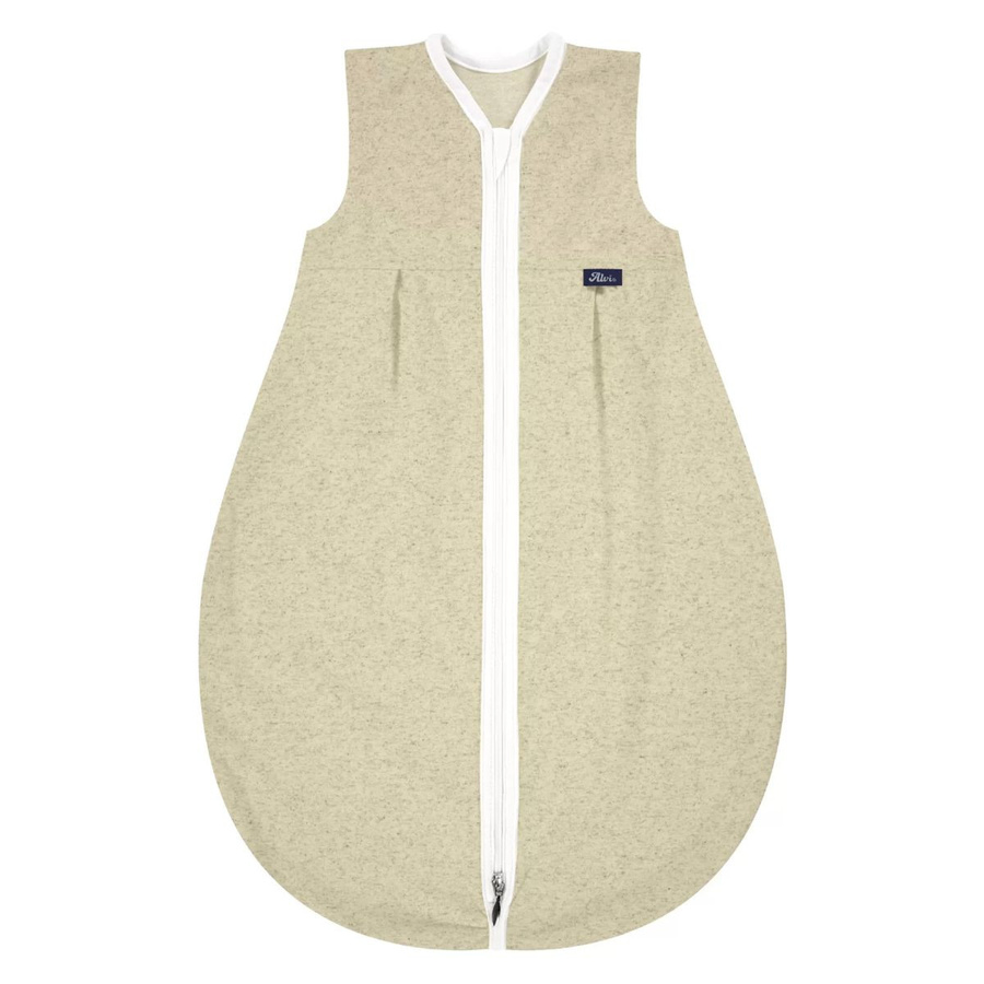 Alvi Kugelschlafsack Mäxchen Light aus Bio-Baumwolle und Hanf in Nature, Farbe: Beige, Größe: 100 cm - Bild 1