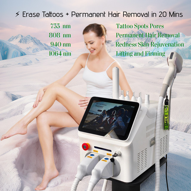 ckkuao Soprano Titanium Ice Platinum Diode Lasergerät, Unisex - Bild 1