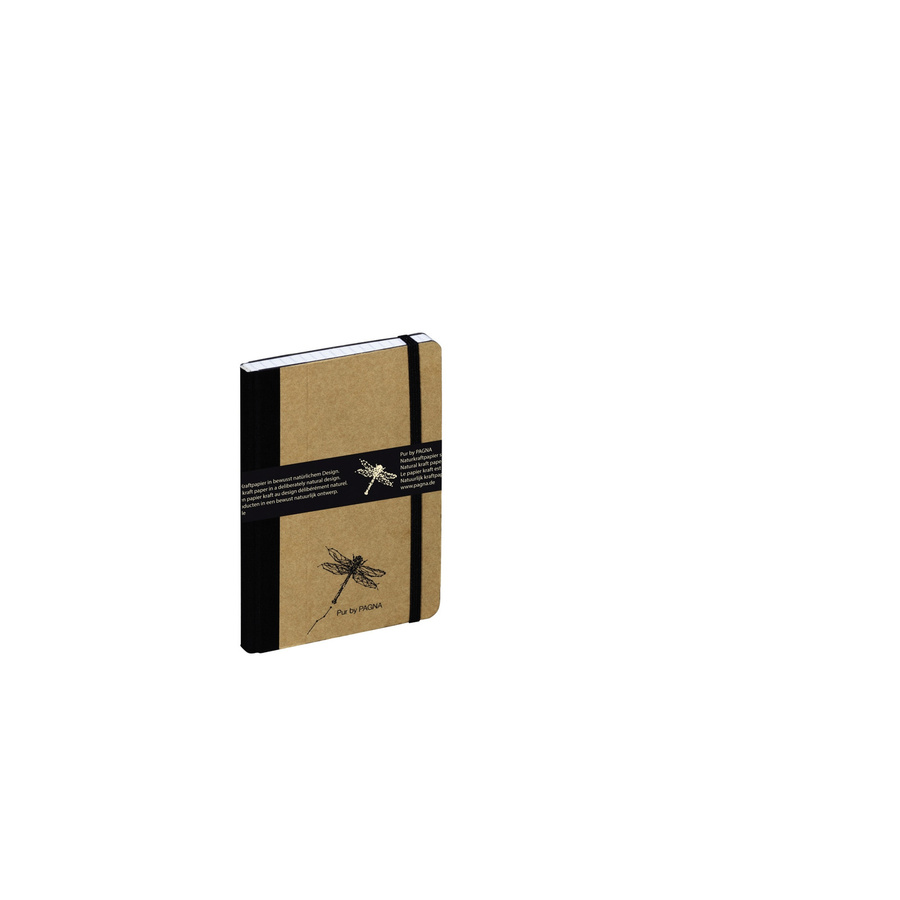 PAGNA Notizbuch Pur kariert Hardcover A6 in Beige oder Schwarz - Bild 2