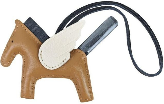 JMG Bags Pegasus Anhänger, Leder, Weiß, Unisex - Bild 1