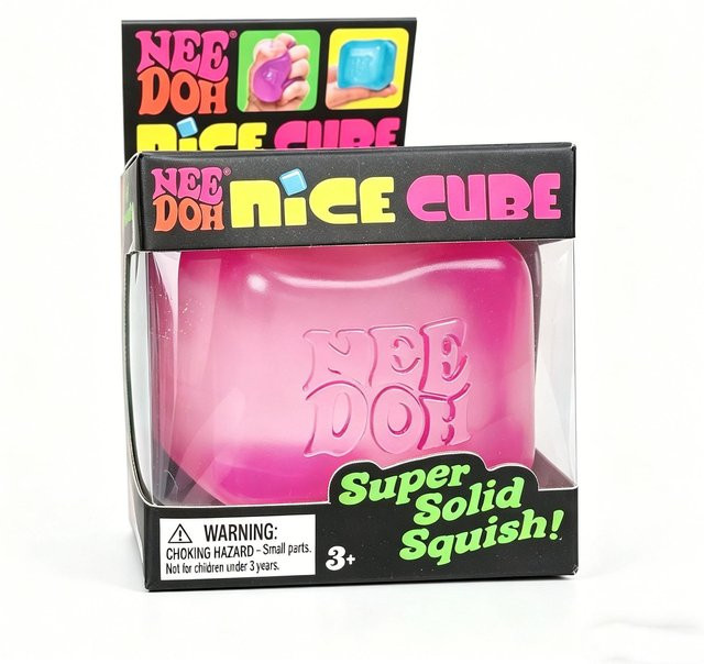 NeeDoh Dr Pepper x Nice Cube Squishy, Stressabbau-Spielzeug, Weicher Knetwürfel Fidget Cube - Bild 1