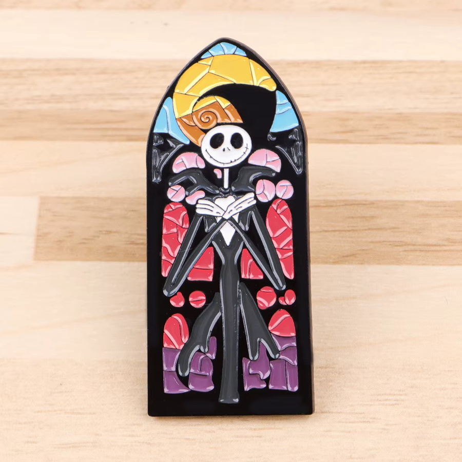 Disney Brosche, Film-Skelett-Emaille-Pin, Damen - Bild 2