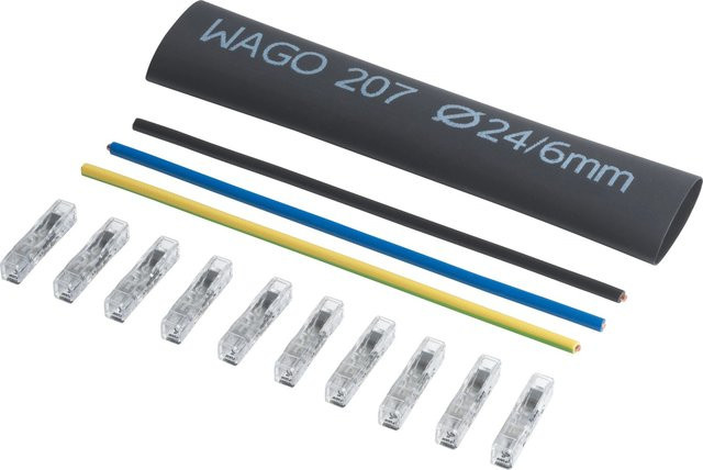 Wago Leitungsreparatur-Set 207-5485/316-000 für Single-Core Leitungen in Schwarz, Grün, Blau und Mehrfarbig - Bild 1