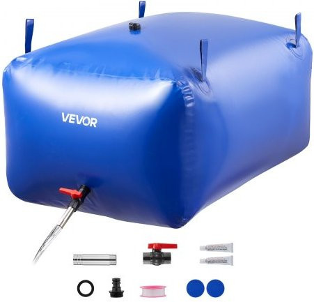 VEVOR Wasserauffangbehälter 400 l, faltbarer und auslaufsicherer Wassertank aus PVC für Wohnmobile, LKWs und Outdoor-Einsätze - Bild 1
