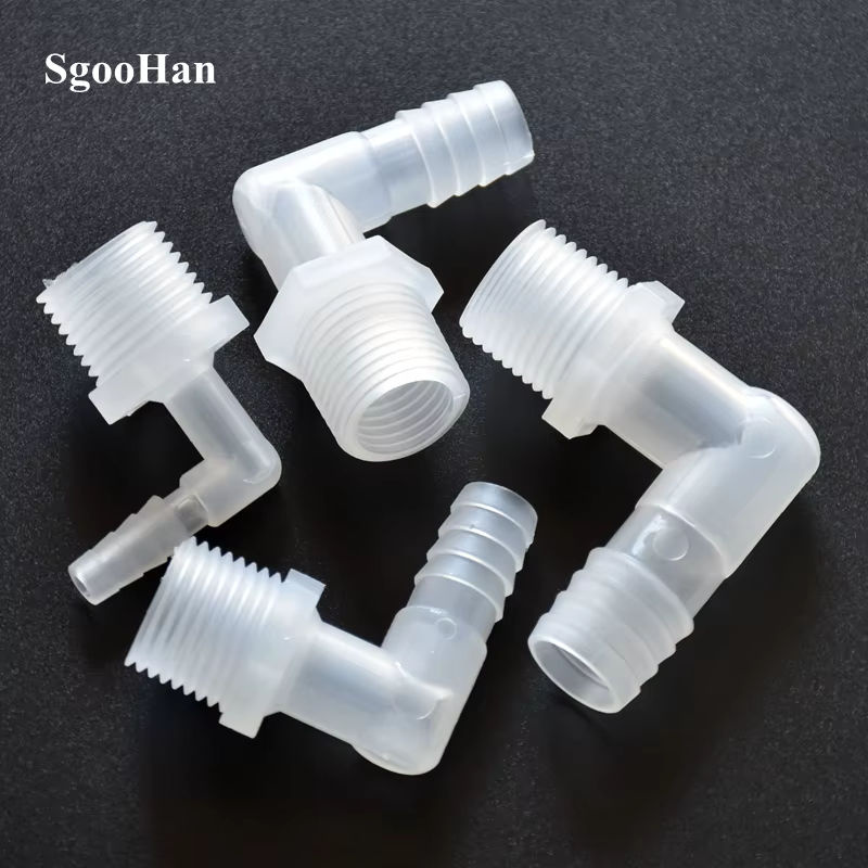 SgooHan Pagoden-Adapter G1/2 Außengewinde aus PP für Luftpumpen und Aquarien, transparent, 6,4 bis 19,5 mm Schlauchanschluss - Bild 6