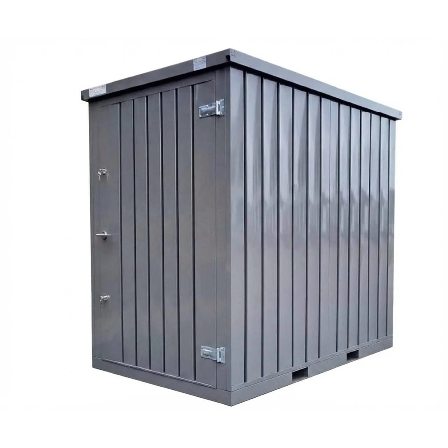 LagercontainerXXL Lagercontainer mit Einflügeltür und Doppelverriegelung in Quarzgrau RAL7039, B/T/H: 228 x 150 x 209 cm - Bild 2