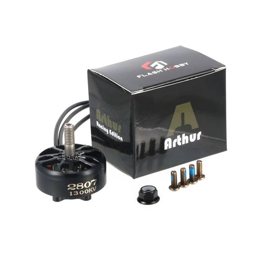 4 Stück FLASHHOBBY A2807 Brushless-Motoren für FPV Freestyle 7-Zoll Langstrecken Drohnen in Schwarz - Bild 3